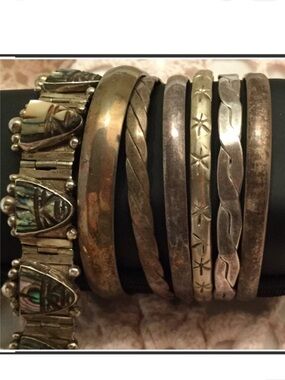 Vintage sterling silver Silver bracelets Mexico